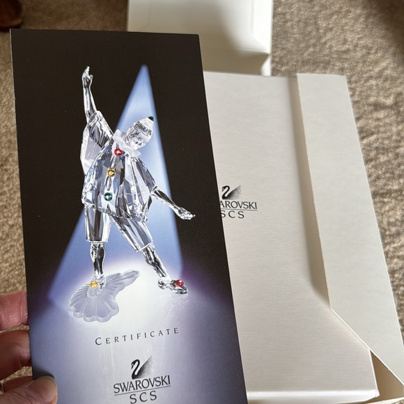 Swarovski 1999 “Masquerade” Pierrot Crystal Clown Figurine. COA included. - Picture 6 of 11